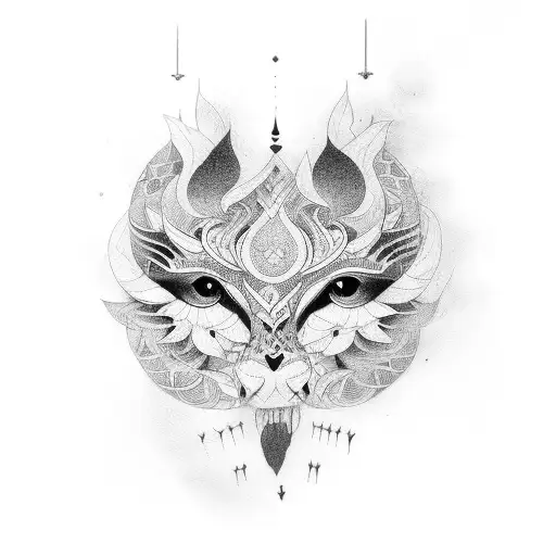 The Word Maahi But Hidden In Art