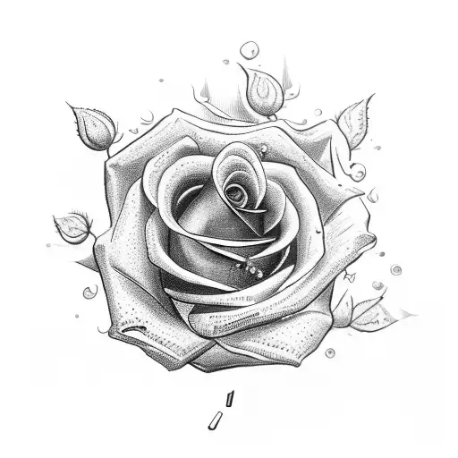 Pistol With A Rose Coming Out Of The Barrel