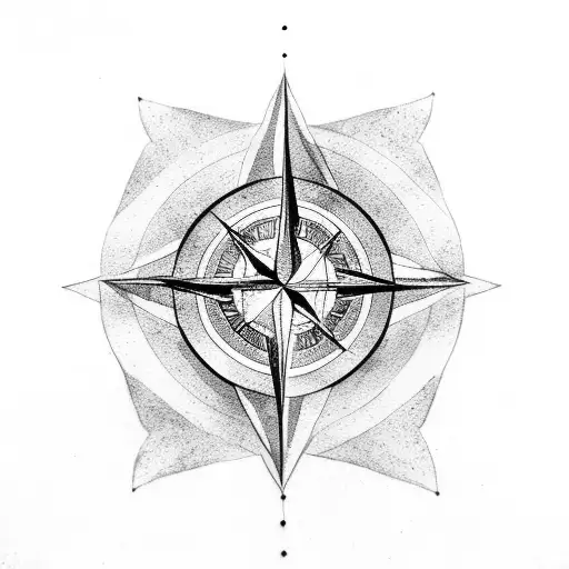 Family Tree With Eagle And Compass