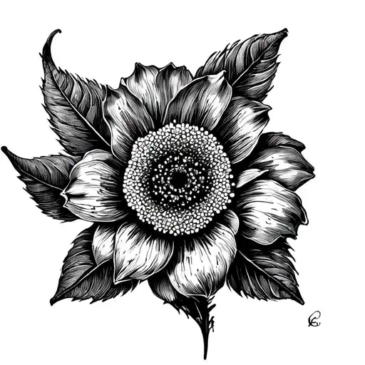 Flower With Zodiac Sign Combined