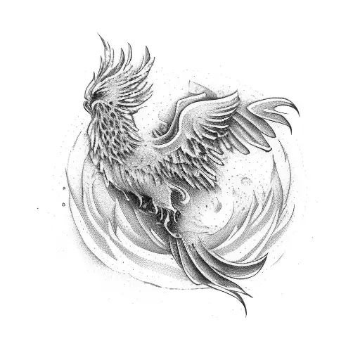 A Phoenix Rising From A Wilted Flower