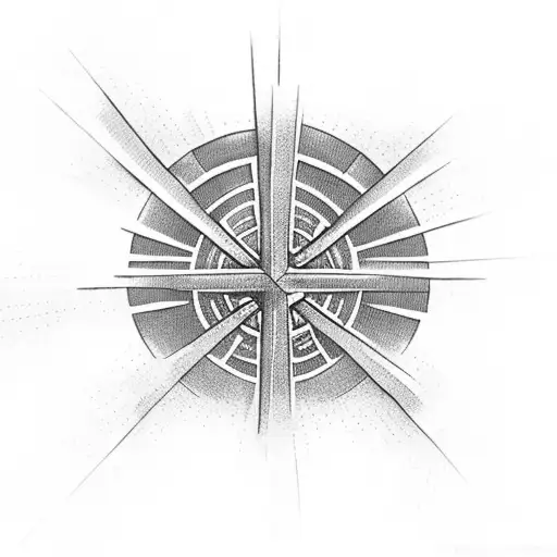 Christian Cross On Top Of A Mountain With Tropical Background