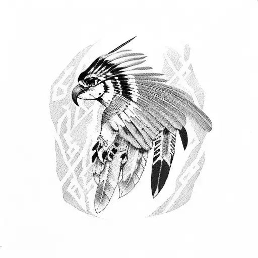 Native American Thunder Bird