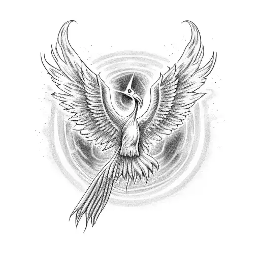 The Phoenix Rising From The Ashes Is Actually Flying Up From A Hand