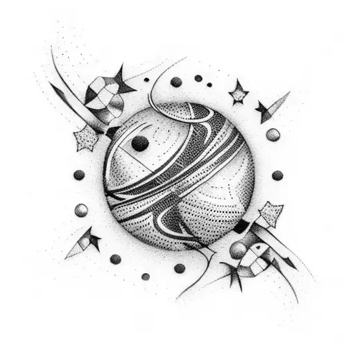 Ballroom Dancers With Star