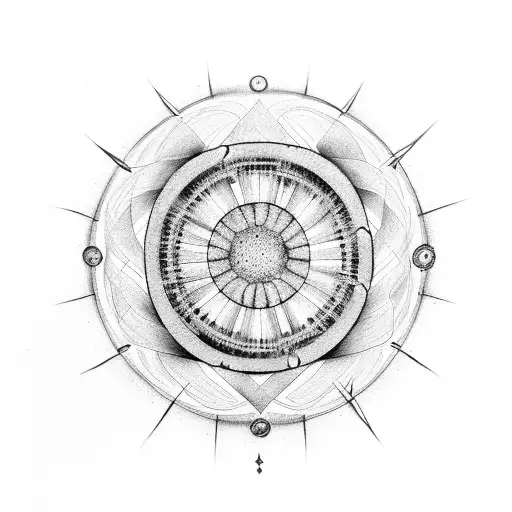 Infinity Circle With Doctor Who Elements