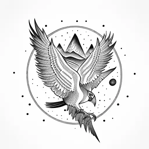 Mountains Life Freedom Bird