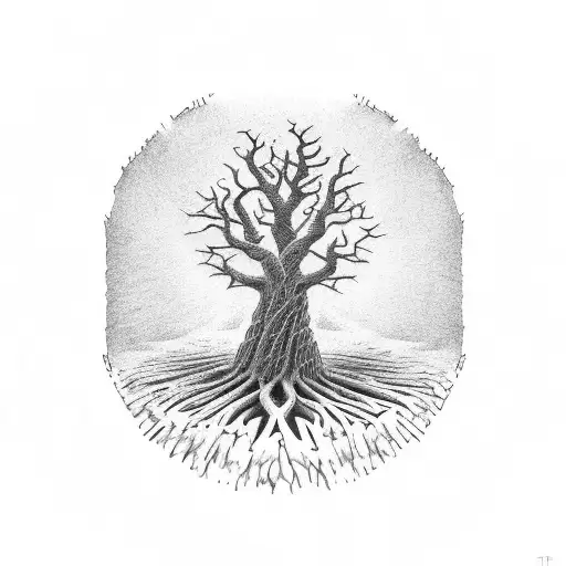 A Tree Stump With 18 Rings