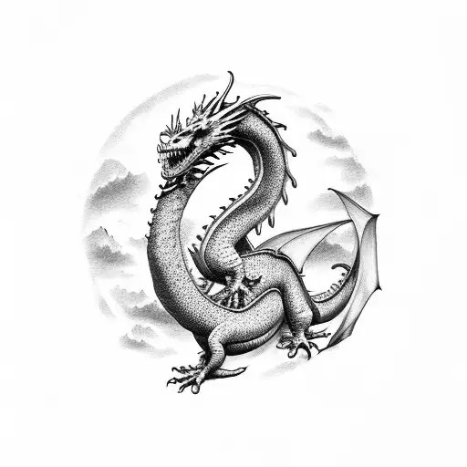 Dragon Climb To Neck