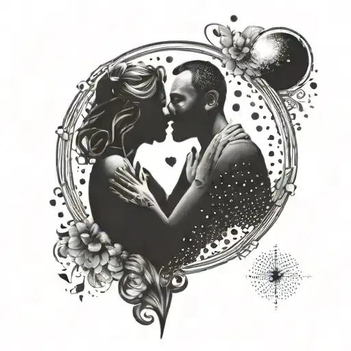 Father Daughter Heart Universe Inside