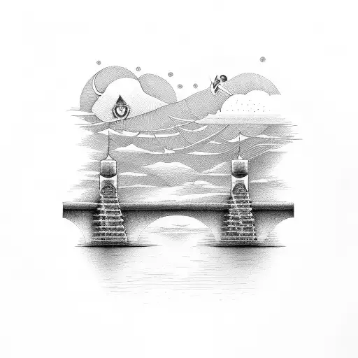 Long Bridge Over Water