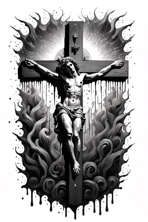 Melting Crucifix