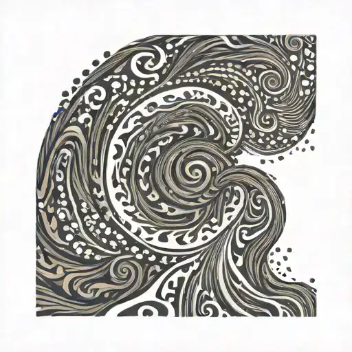 Wood Grain Swirl Pattern