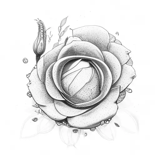 Flowers Under Breast