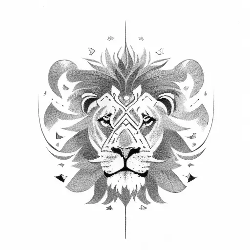 Filipino Flag With Lion