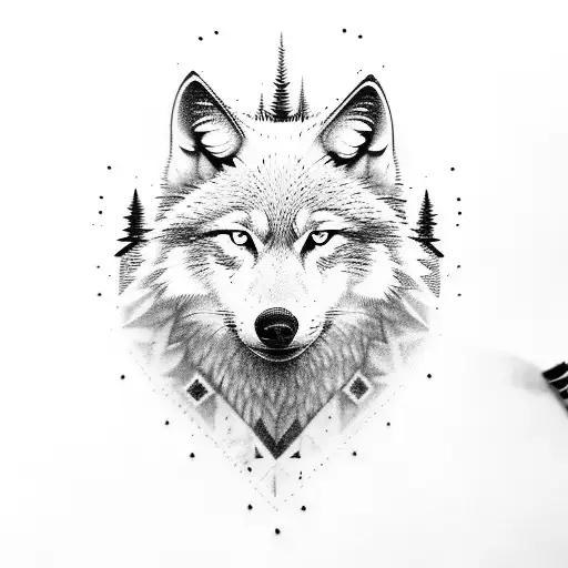 White Wolf Blak Wolf Fighting