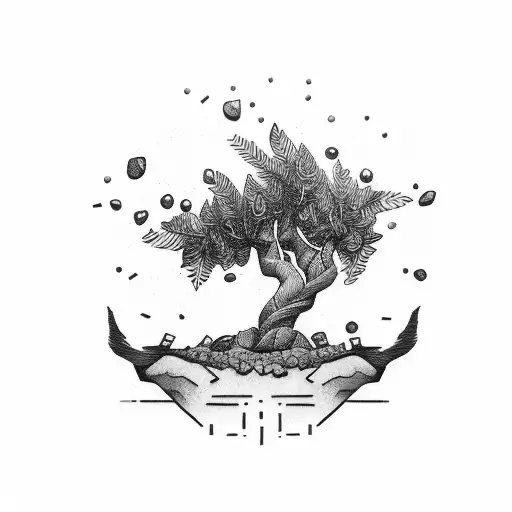 Olive Tree Composed By Writings