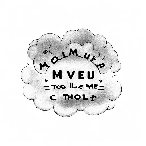 Cloud Background With Words Hear Me Calling Over The Top