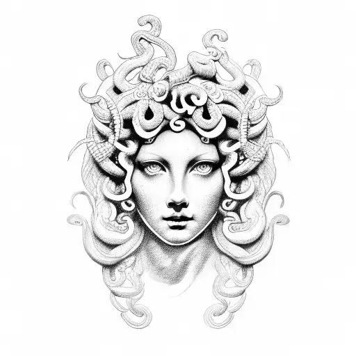 Aesthetic Greek Medusa