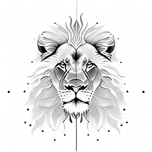 Lion With Number 777