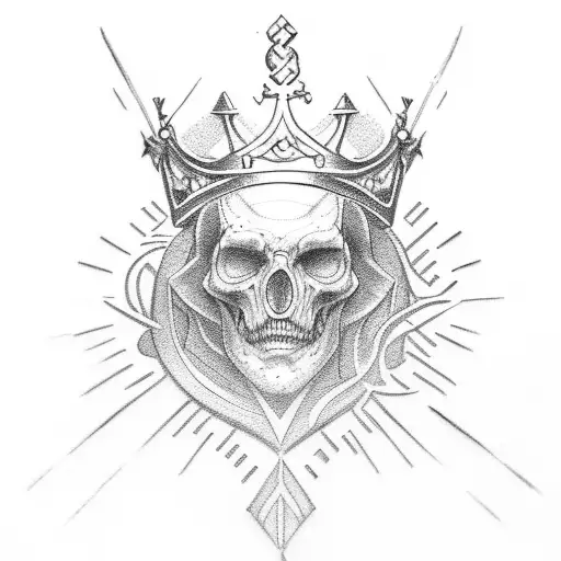 Letters Nn In A Crown