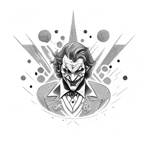 Simple Joker Cards Logo With Color