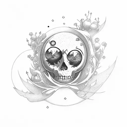 Month With Moon And Asphodel