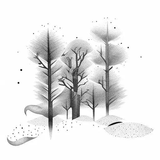 Forest Misty Surrealist