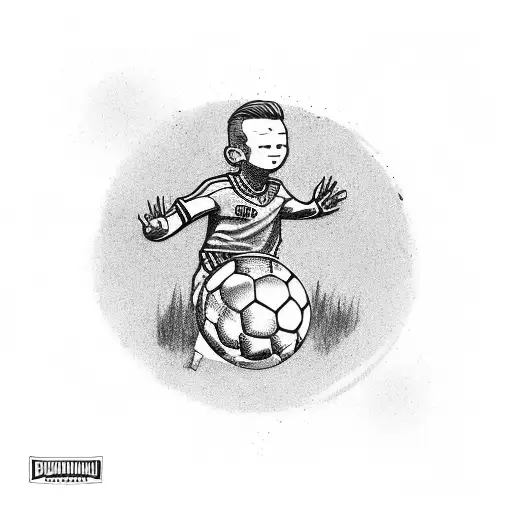 Dortmund Football Young Fan Infront Of Stadium