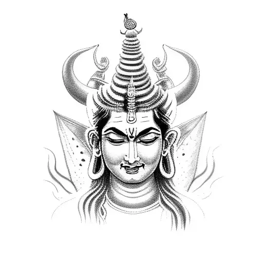 Hindu God Shiva Full Sleeve