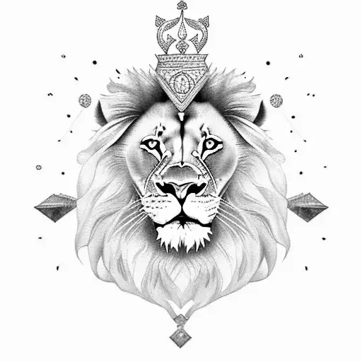 Incorporate A Lion And Crown To Represent Your Favorite Things In A Unique