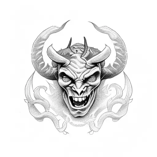 Devil Offering Gambling