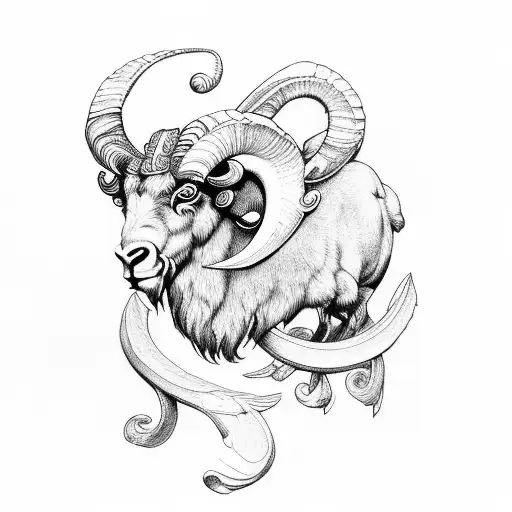 Ram With Wing