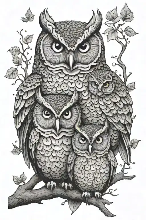 Owl Family