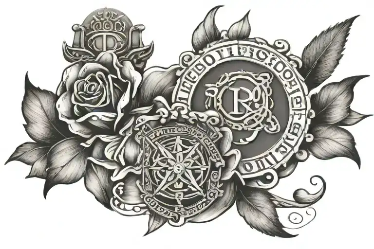 Military Tattoo With The Phrase