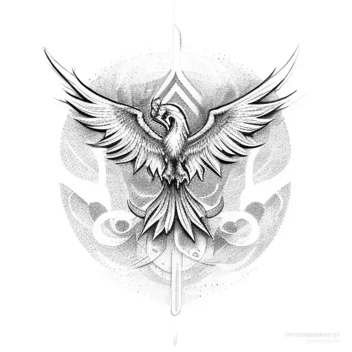 Phoenix With Musical Notation