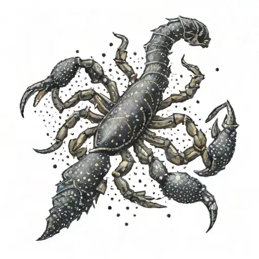 Scorpion Constellation Fleur