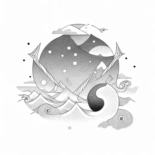 Sunset With A Windy Road