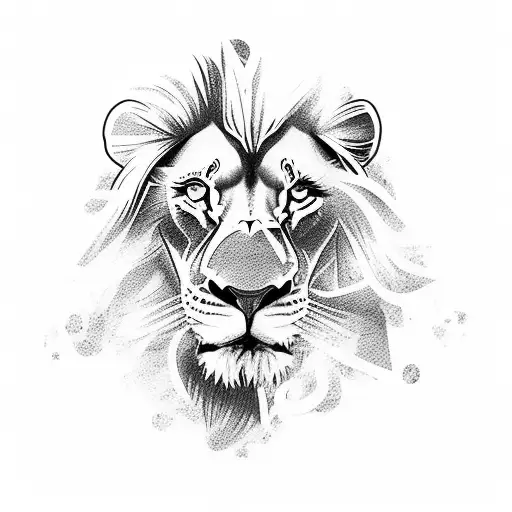 A Lion Wearing A Football Jersey With Messi's Number