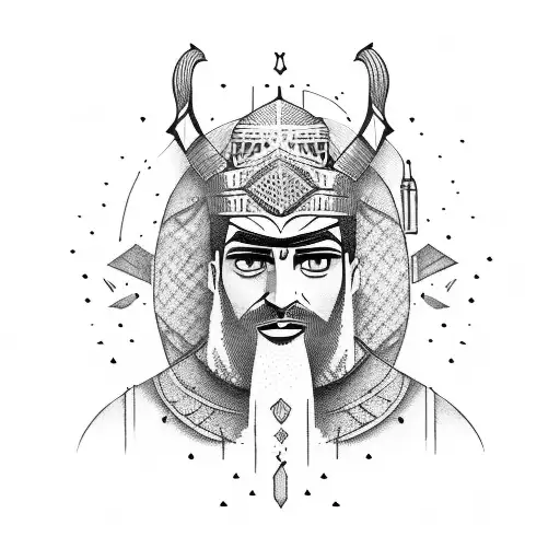 Palestinian Man As A Warrior