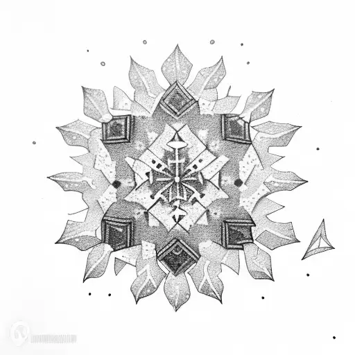 Snowflake Inside The Sun