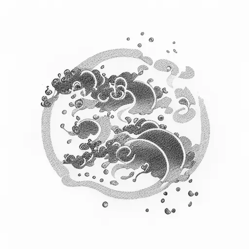 Chinese Style Smoke Over Water