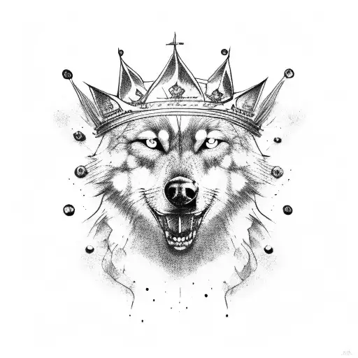 Handball Player With A Wolf Crown