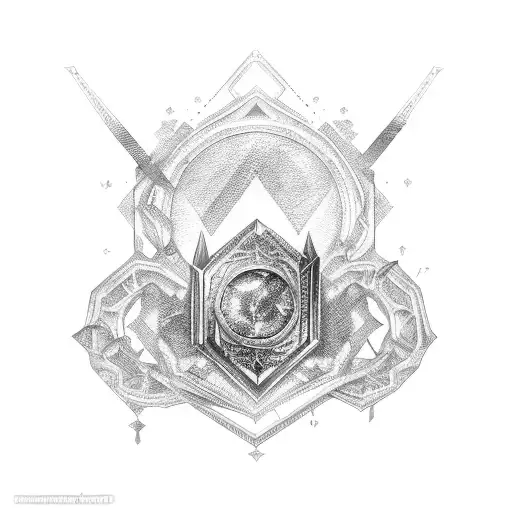 A Black Dollar Sign With The Purpler Alzhimers Ribbon Within It