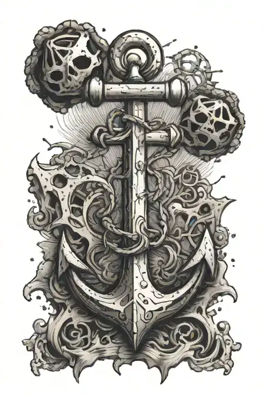 Anchor Built Out Of Bones