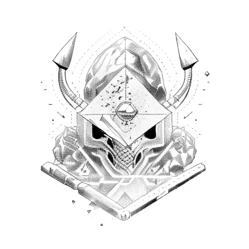 A Man Fighting Off 2 Dark Figueres With A Weapon Representing Knowlage