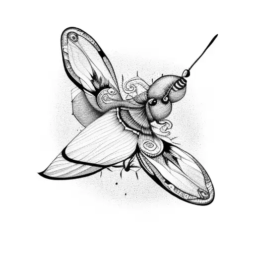 Moth With Anitomical Bleeding Heart