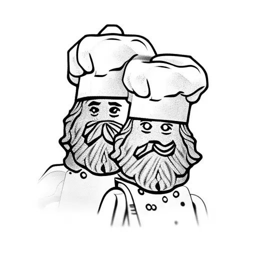 Lego Chef Minifigure Who Holds Chef Knife