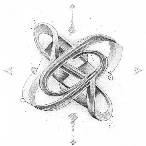 Infinity Symbol With Letter Z And T