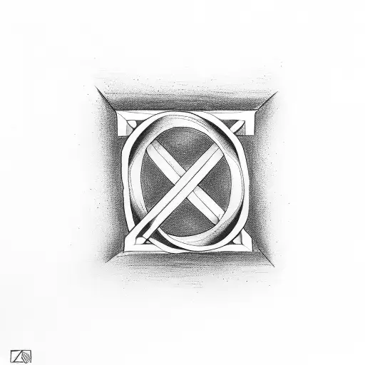 Infinity Symbol With Letters Z And T